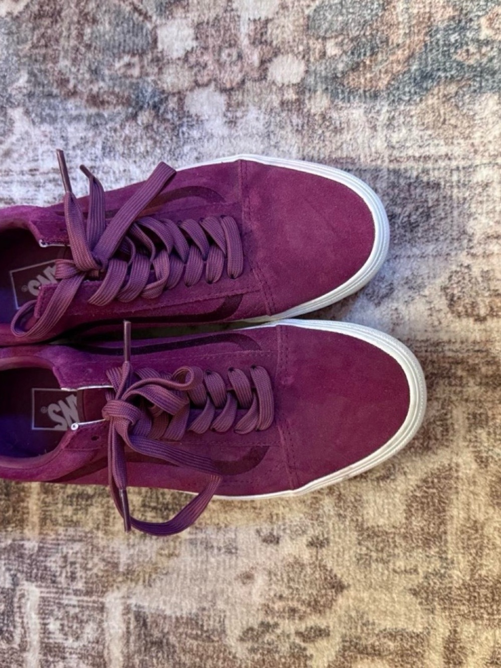 Vans Womenâs Suede platform Sneakers